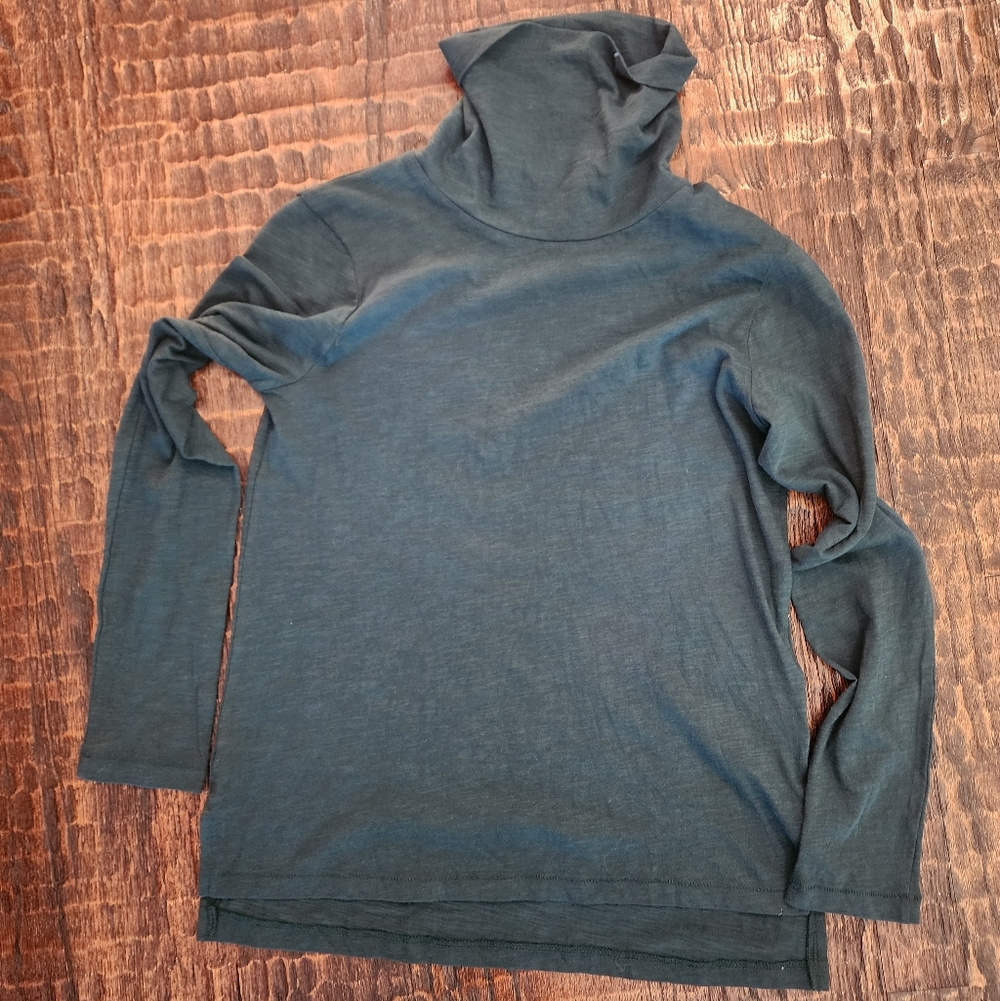 Madewell NWT Whisper Cotton Turtleneck Tee - Picture 2 of 5